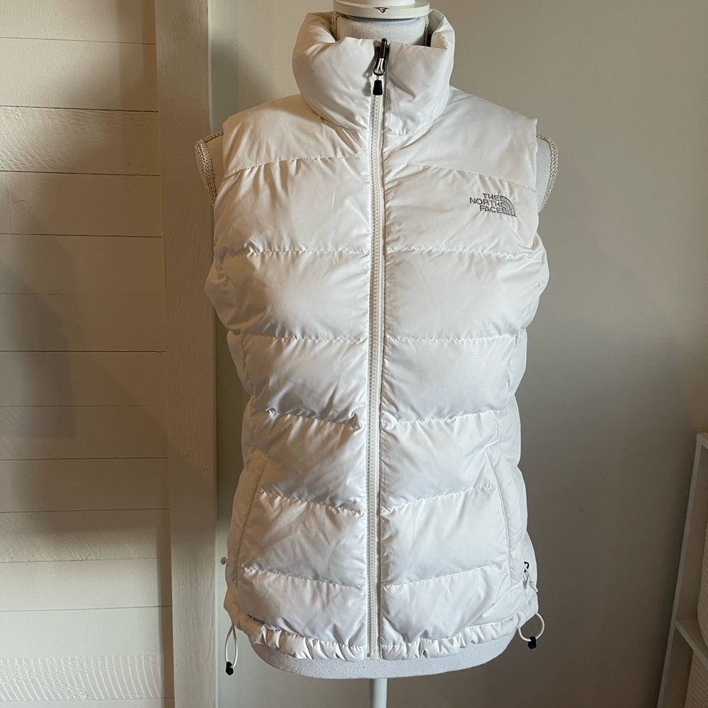 White North Face Vest